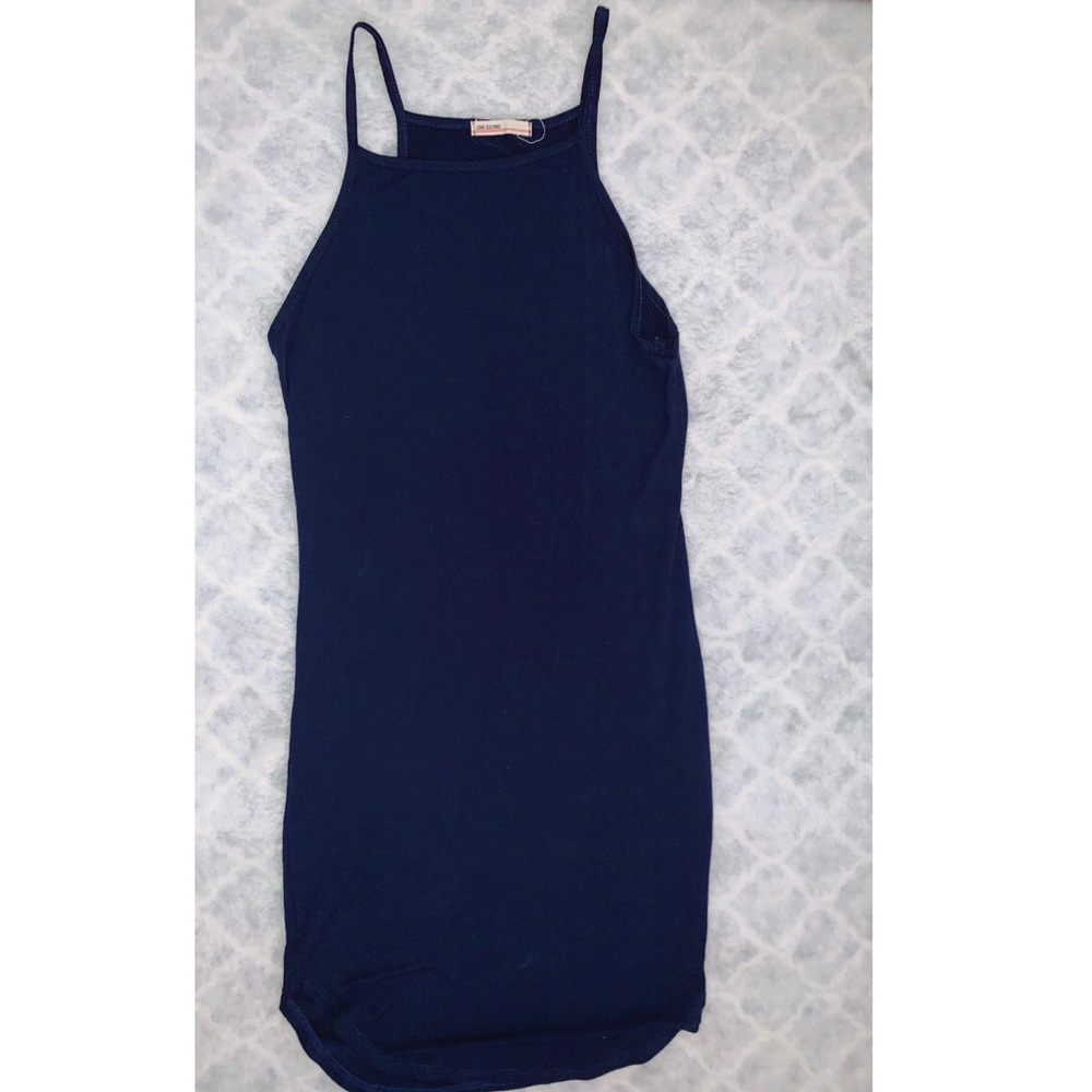 Dark blue dress